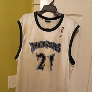 White Kevin Garnett Jersey